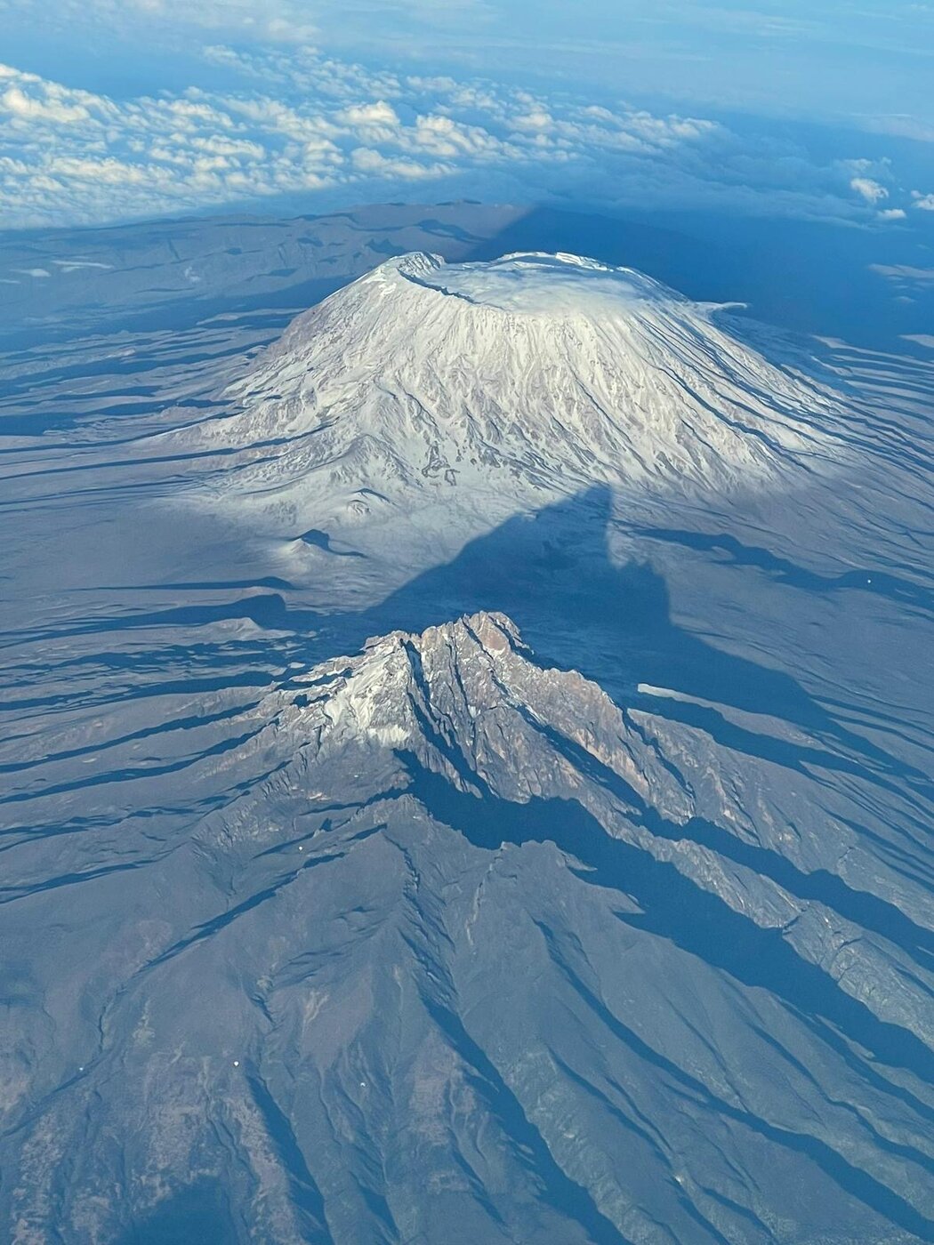 Volcanoes scenery near gorilla trekking routes